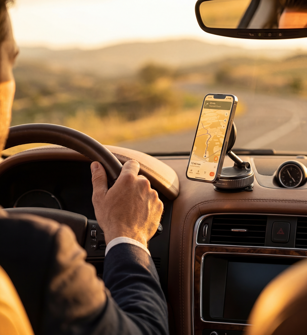 Support téléphone magnétique 360° pour voiture