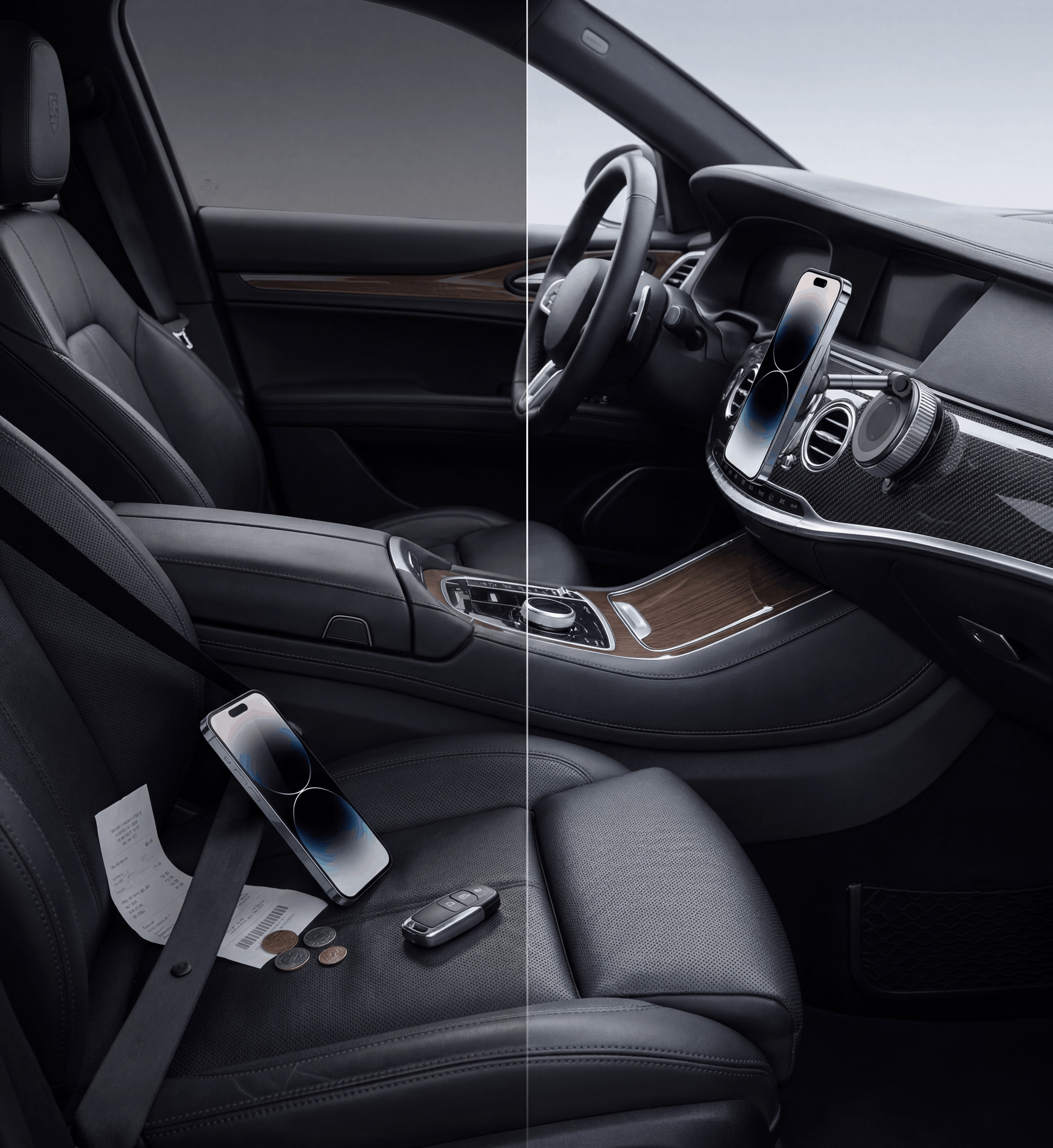 Support téléphone magnétique 360° pour voiture